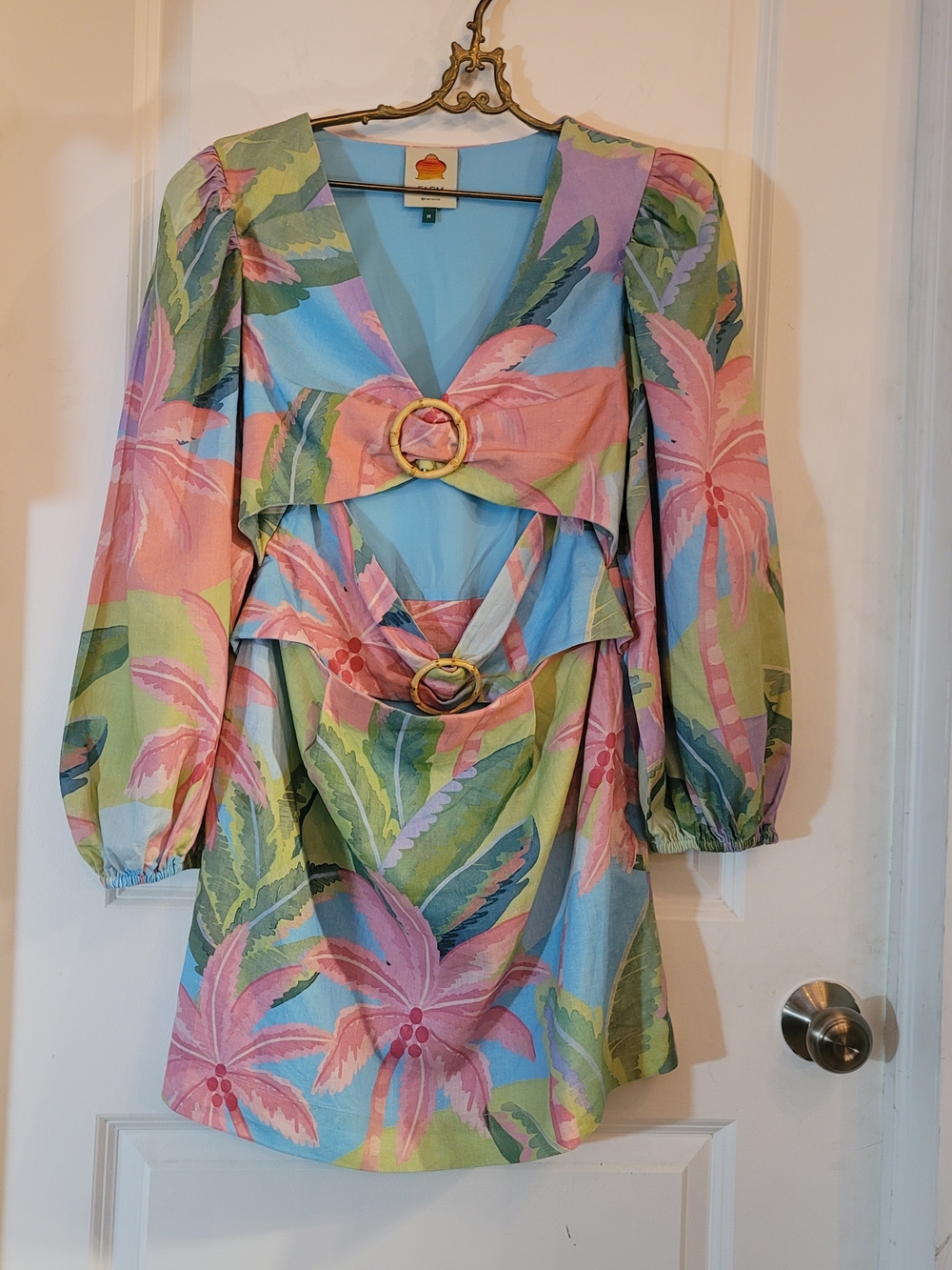 Tropical Peek-A-Boo Dress